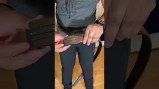 A closer look at the Kore Essentials leather gun belt #gun #guns #concealedcarry #ccw
