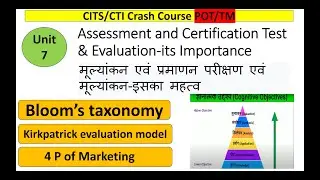 POT Unit 7 II Assessment and Certification Test & Evaluation-its Importance II Crash Course