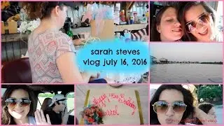 Sarah Steves // Vlog July 16, 2016 // Surprise Party, Looking for Pokemon, More Fireworks