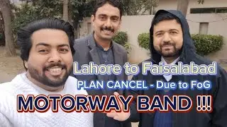 Motorway Band - Motorway Closed Due to Fog - Wedding Travel VLog Plan Cancel - M2 Live Updates