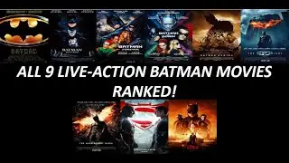 All 9 Batman Movies Ranked (Worst to Best) (W/ The Batman 2022)