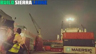 Inside Freetown National Port