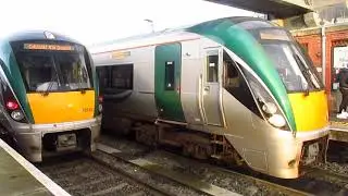 IE 22000 Class DMU/ICR Cross Over At Drumcondra