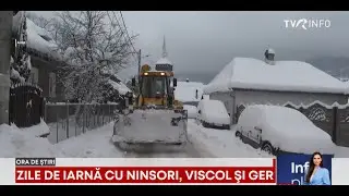 Iarna grea pe sosele si pe calea ferata, in toata tara