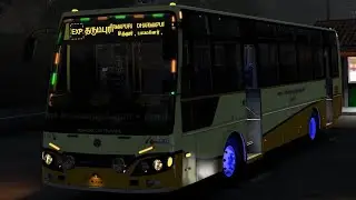 🎀NEW TNSTC BS6 EXPRESS 💥 தருமபுரி-திருப்பதிSUPER FAST🔥| 👑 💚DRIVING ON ETS2 GAME PLAY|RIDER GAMING ❤