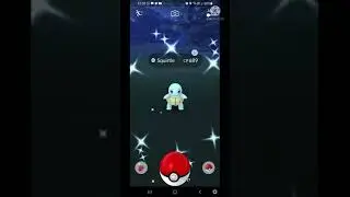 ✨Shiny squirtle✨ caught in spotlight hour    #pokemongo    #shorts