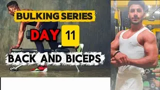 Bulking series Day 11‼️ Daily new video in gym ‼️Best workout for back and Biceps 💪 #viral #shorts 