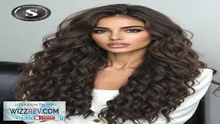 Fashionable 28 Inch Long Curly Hair With No Bangs Synthetic Wigs: Natural Looking