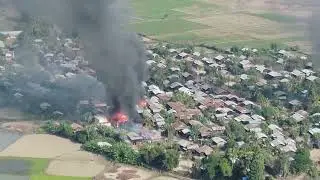 Myanmar troops burn villages across heartland