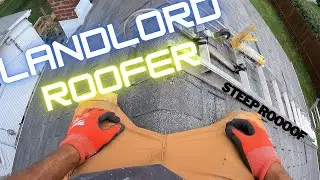 SHINGLE REPAIRS ON STEEP ROOF | LADDER HOOK