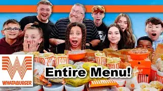 Everything on the Whataburger menu! How much does it cost?