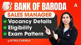 Bank Of Baroda 2025 | Sales Manager Vacancy Details Eligibility Exam Pattern | By Ritika Chawla
