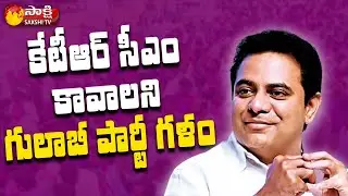 Breaking News: TRS Leaders Wishing KTR As Telangana CM | Sakshi TV