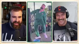 Travis Kelce REACTS to Brother Jason&rsquo;s Dancing Going VIRAL