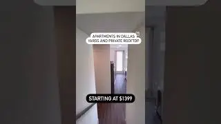 Apartments in Dallas with YARDS and PRIVATE ROOFTOPS!! 🚨