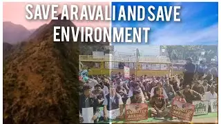 The Indian government wants to destroy aravali hills #Save Aravali# save environment #santalivideo