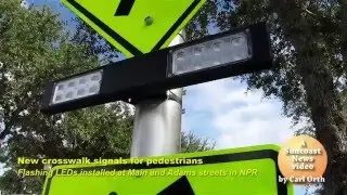 New crosswalk signals to aid pedestrians