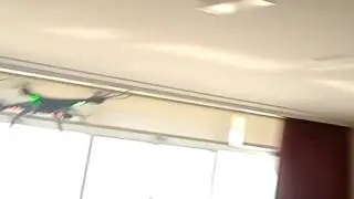 Flying quad in hospital.