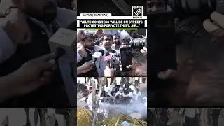 IYC workers protest outside CM's Jaipur residence over alleged vote theft, SIR and unemployment