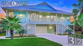 Ponce Inlet Ocean View Homes For Sale. 49 Loggerhead Ct. Beachside Key West Style Ponce Inlet Home.