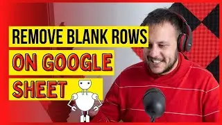 Remove Blank Rows Automatically On Google Sheet by BTC 😎