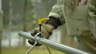 How to strip paint without scaffolding.