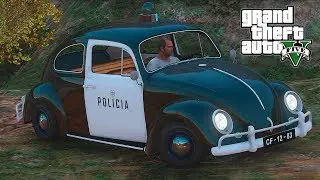 Fusca da Pol&iacute;cia - GTA 5 Mods
