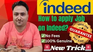 📱 Indeed Job Search Full Process | Apply Jobs Easily Using Filters | Beginners Guide | Day-9
