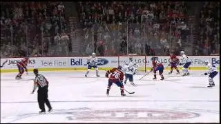 Byron Froese breaks hand blocking Subban shot 02/27/16