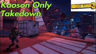 The Kaoson Only Maliwan Takedown - Borderlands 3 Takedown Run