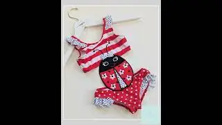 Ladybug Cut-Out Swimsuit