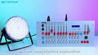 240 DMX Controller Tutorial | How to Control Betopper Stage Lights Like a Pro