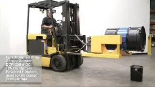 Vestil Fork Mounted Drum Carrier Rotator