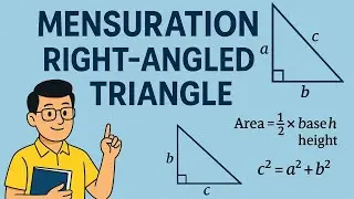 📘 Mensuration of Right-Angled Triangle l TET& DSC Competitive Exams | Maths with Sairam Sir
