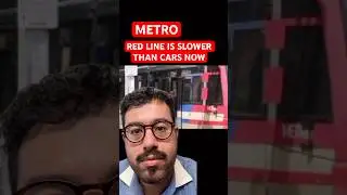 The city of Houston ahead of fifa World Cup 2026 decided to make the metro red line slower!