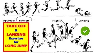 Long Jump Take off & Landing Exercise | Long Jump Technique | Long Jump