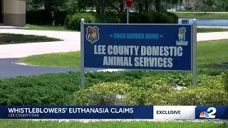 Ex-employees say Lee County Domestic Animal Services puts down dogs without sufficient cause
