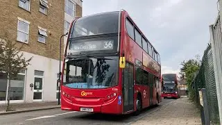 TFL 36 女王公園/克萊蒙特路 Queen&rsquo;s Park/Claremont Road ➡️新十字車廠New Cross Bus Garage 🚌SN61 DCX/E206