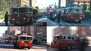 Footage of Various FDNY and Emergency Units responding on 9/11