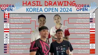 Korea Open 2024 Draw Results │ 6 Indonesian Representatives at the Korea Open