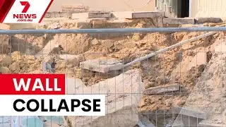 Retaining wall collapses in Perth suburb | 7NEWS