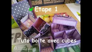 tuto boite avec cubes   étape 1