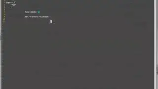Go #1: A bare minimum program.