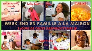 VLOG: WEEK-END EN FAMILLE À LA MAISON//DOMBRÉ POULET, CRISE DRÉPANO, MÉNAGES, LESSIVE...