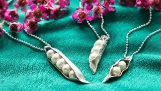 The Vintage Pearl - Peas in a Pod Necklace