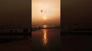Golden Hour Beach Walk 🌅✨ #Shorts #Subscribe