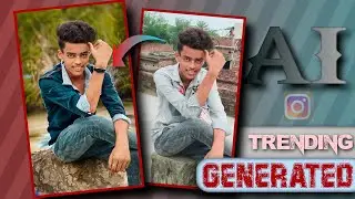 Ai avatar image editing (Instragram trending photo) creation by Avtar