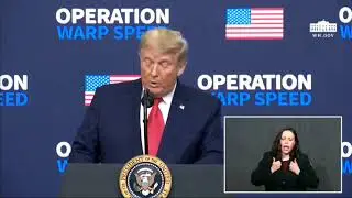 President Trump: B/c Of Warp Speed &ldquo;The Gold Standard Vaccine Has Been Done In Less Than 9 Months&rdquo;