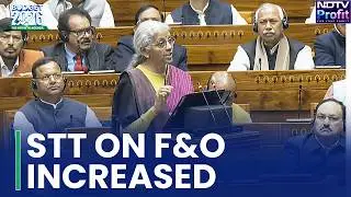 Major Change In STT Announced: FM Sitharaman Hikes STT To 0.15% On F&O Trades