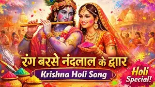 Krishna Holi Song 2026 | Radha Krishna Holi Bhajan | Braj Holi Special Devotional Song